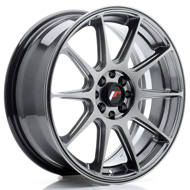 Japan Racing JR-11 17x7" 4x100/108 ET25, Hyper Black - Rasl'Bitume