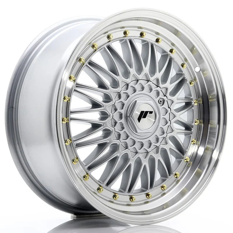 Japan Racing JR-9 18x8" 5x112/114.3 ET40, Gris Argenté / Poli - Rasl'Bitume