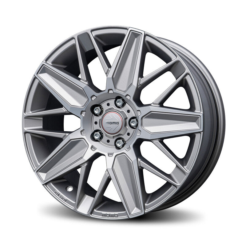 Momo Evoluzione 18x8" 5x112 ET42, Titane & Gris Mat