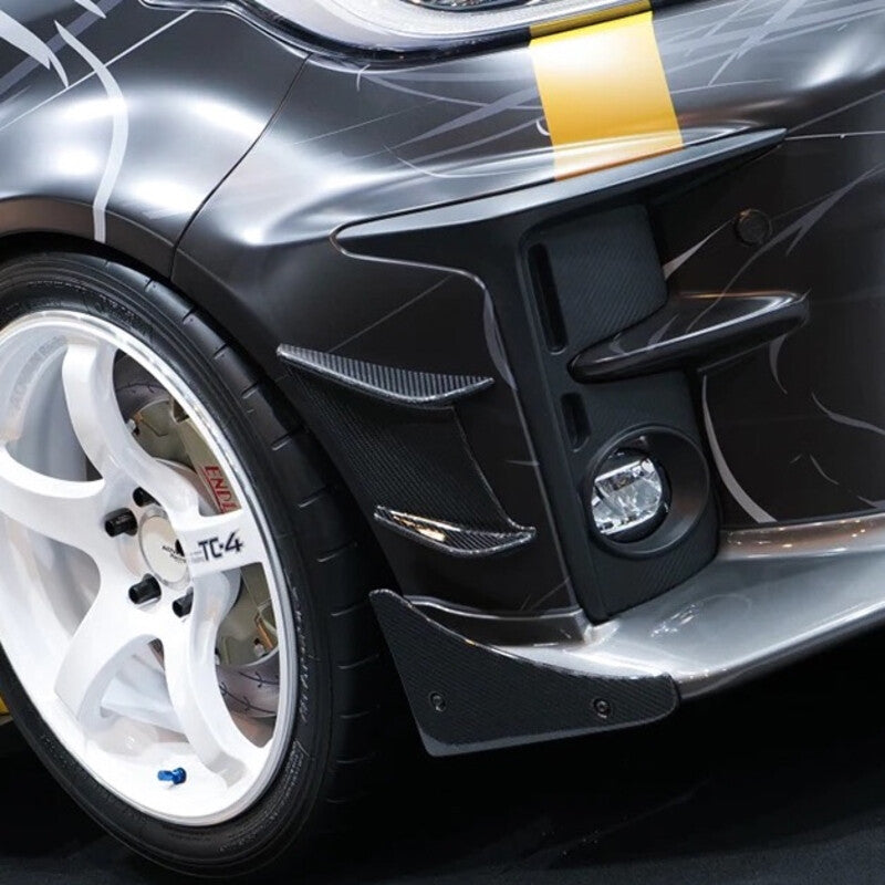 Canards de Pare-Choc Avant HKS en Carbone pour Toyota Yaris GR