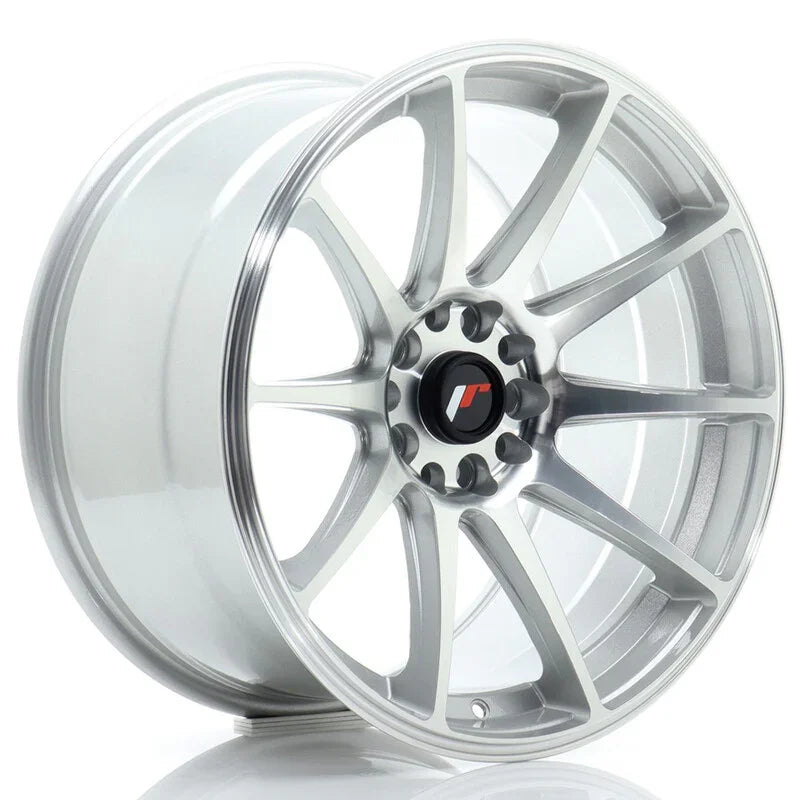 Japan Racing JR-11 Extreme Concave 18x9.5" 5x114.3/120 ET22, Gris Argenté - Rasl'Bitume