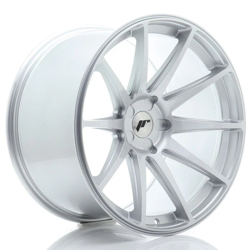 Japan Racing JR-11 Extreme Concave 20x11" (5 trous - sur mesure) ET20-30, Gris Argenté - Rasl'Bitume