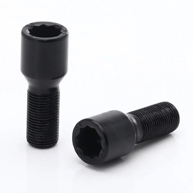 Vis de Roue Noires à Empreinte Interne M12x1.25 (Pack de 20) - Rasl'Bitume