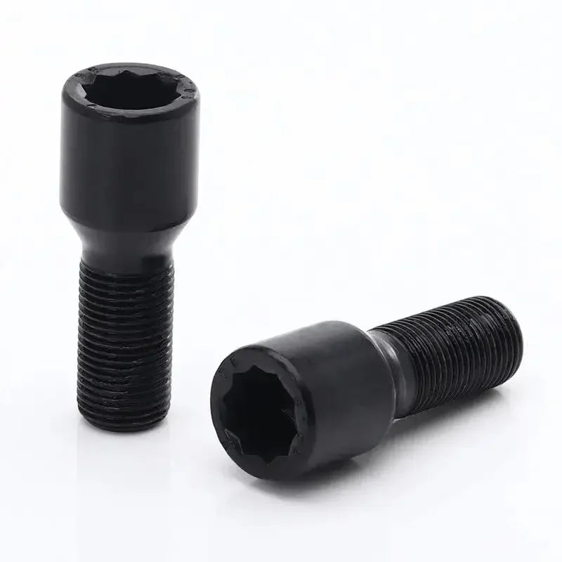 Vis de Roue Noires à Empreinte Interne M12x1.5 (Pack de 20) - Rasl'Bitume