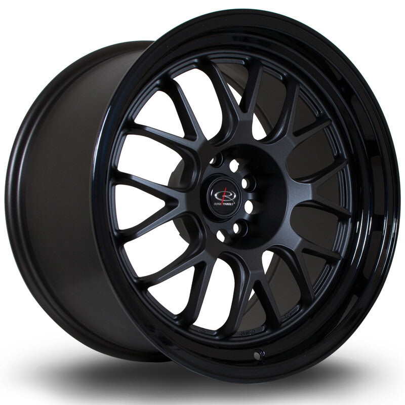 Rota MXR 18x10" 5x114.3 ET12, Gunmetal, Rebord Noir Brillant
