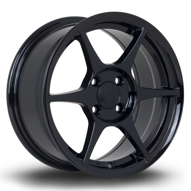 Rota TFS4 15x7" 4x100 ET38, Noir Brillant