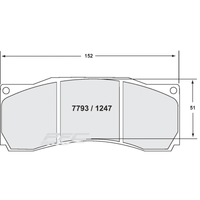 Performance-Friction-Bremsbeläge für D2-Racing-Big-Brake-Kits