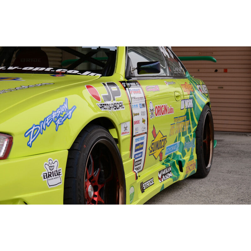 Origin Labo-bakskärmar +55 mm för Nissan 200SX S14 / S14A – vy 2