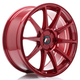 Japan Racing JR-11 19x8.5" (5 trous - sur mesure) ET20-42, Rouge - Rasl'Bitume