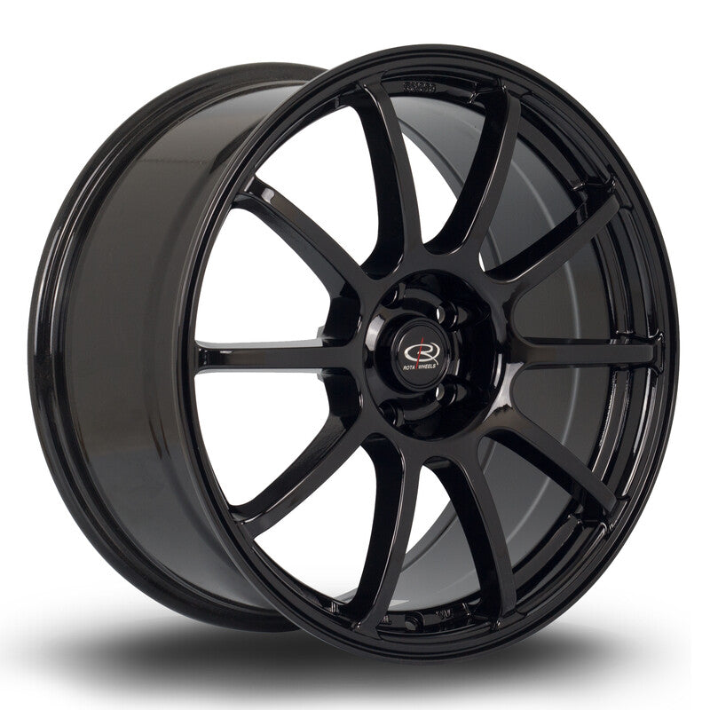 Rota Force 18x8.5" 5x112 ET45, Noir Brillant