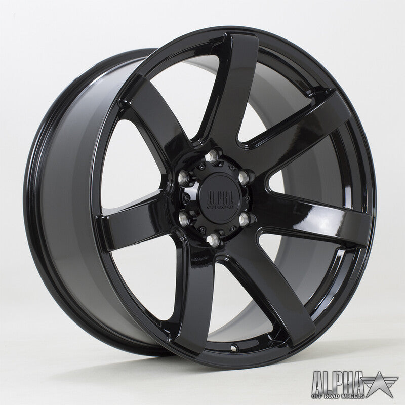 Rota Gauntlet 20x9" 6x139.7 ET40, Noir Brillant