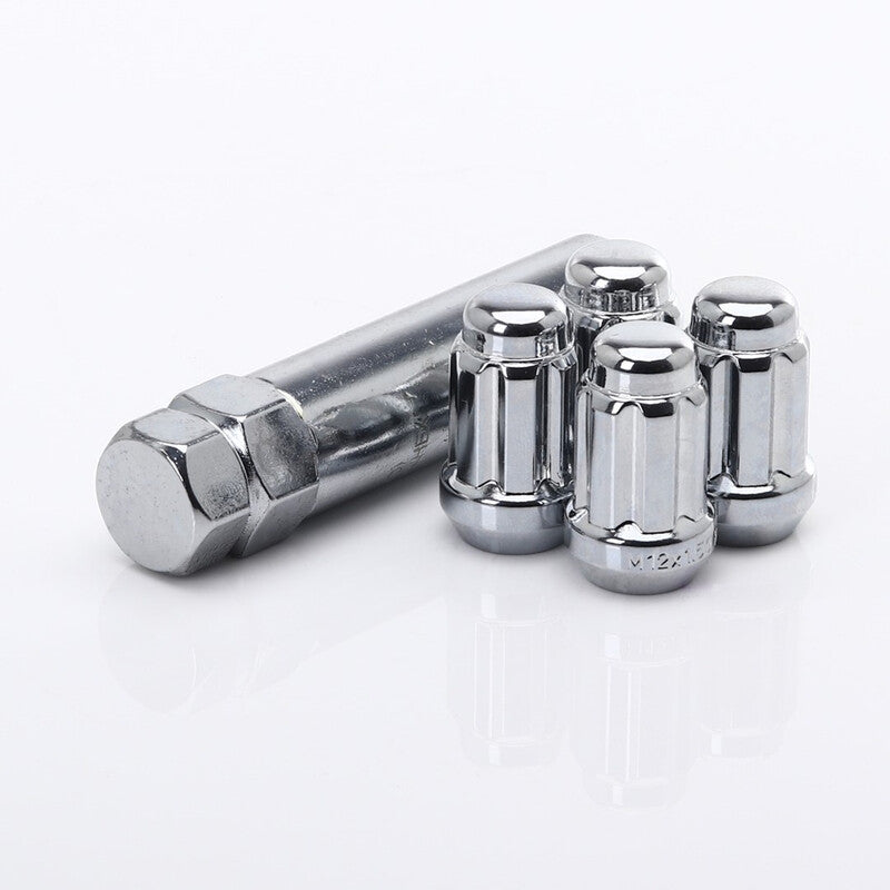 Set mit 4 diebstahlsicheren Radmuttern M12x1.25