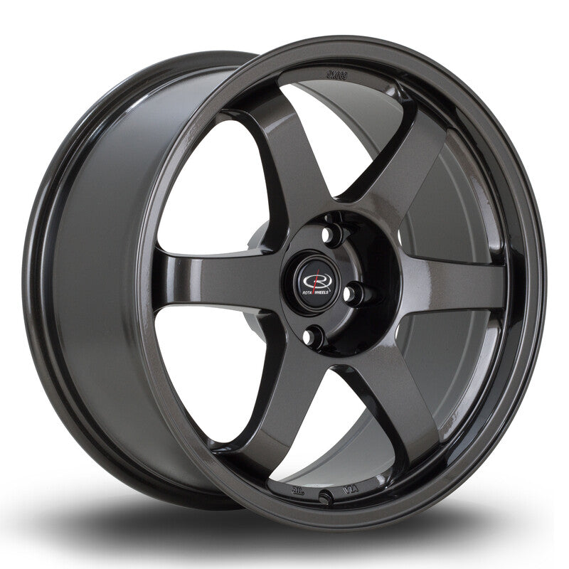 Rota Grid 18x8.5" 5x100 ET44, Gunmetal
