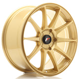Japan Racing JR-11 18x8.5" (5 trous - sur mesure) ET20-40, Or / Doré