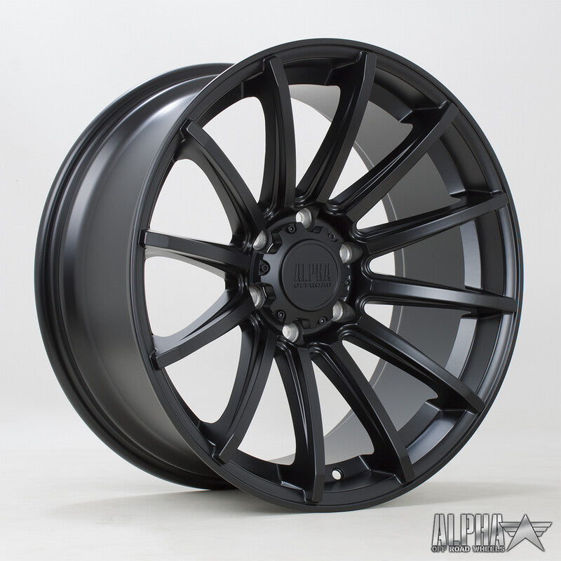 Rota Machete 20x9" 6x114.3 ET10, Noir Satiné