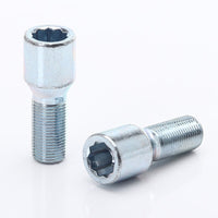 Vis de Roue Argentées à Empreinte Interne M12x1.5 (Pack de 20)