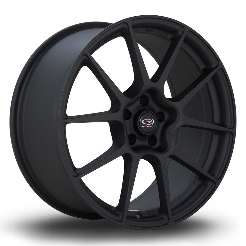 Rota AR10 19x9" 5x108 ET42, Noir Satiné