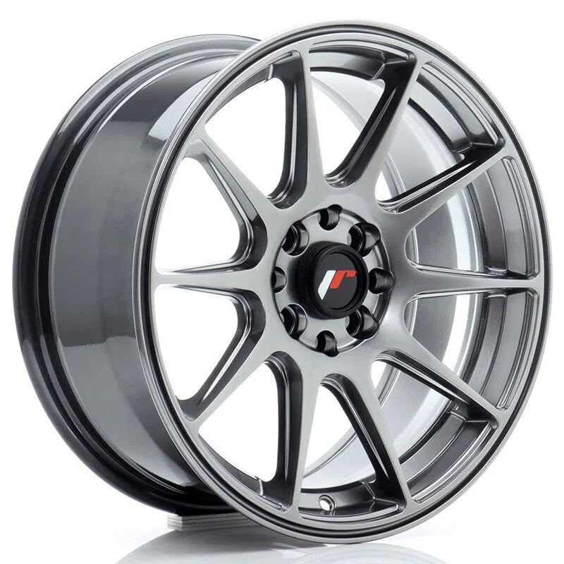 Japan Racing JR-11 16x7" 4x100/114.3 ET30, Hyper Black - Rasl'Bitume