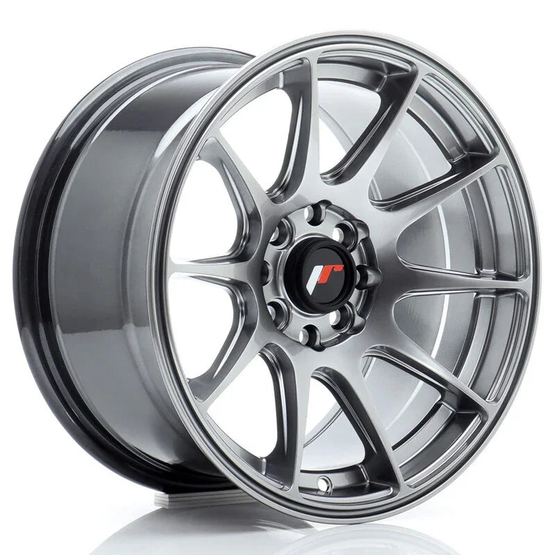 Japan Racing JR-11 15x8" 4x100/108 ET25, Hyper Black - Rasl'Bitume