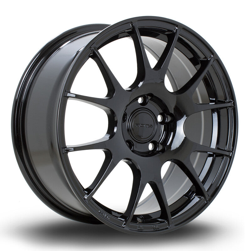Rota Blitz 17x7.5" 5x114.3 ET45, Noir Brillant
