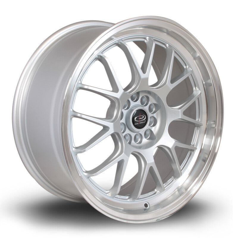 Rota MXR 18x8.5" 5x120 ET35, Gris Argenté / Poli