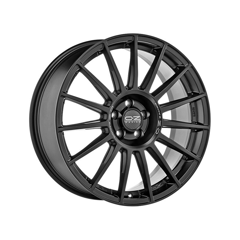 OZ Superturismo Dakar 20x10" 5x120 ET40, Noir Mat, Lettres Grises