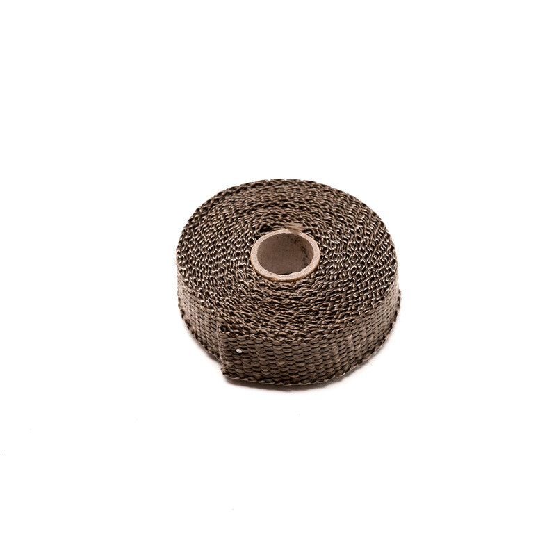 Bandelette Isolante Echappement Fine (5m x 25mm) + Colliers Inox
