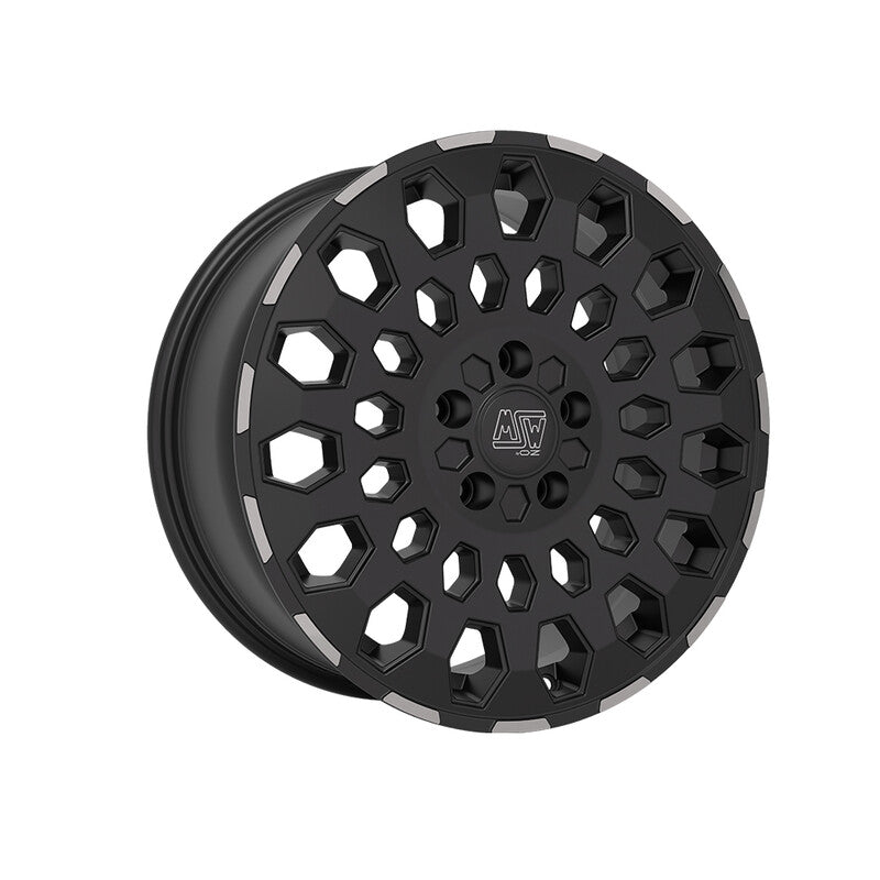 MSW 99 Van 17x8" 5x112 ET35, Noir Mat Bord Poli