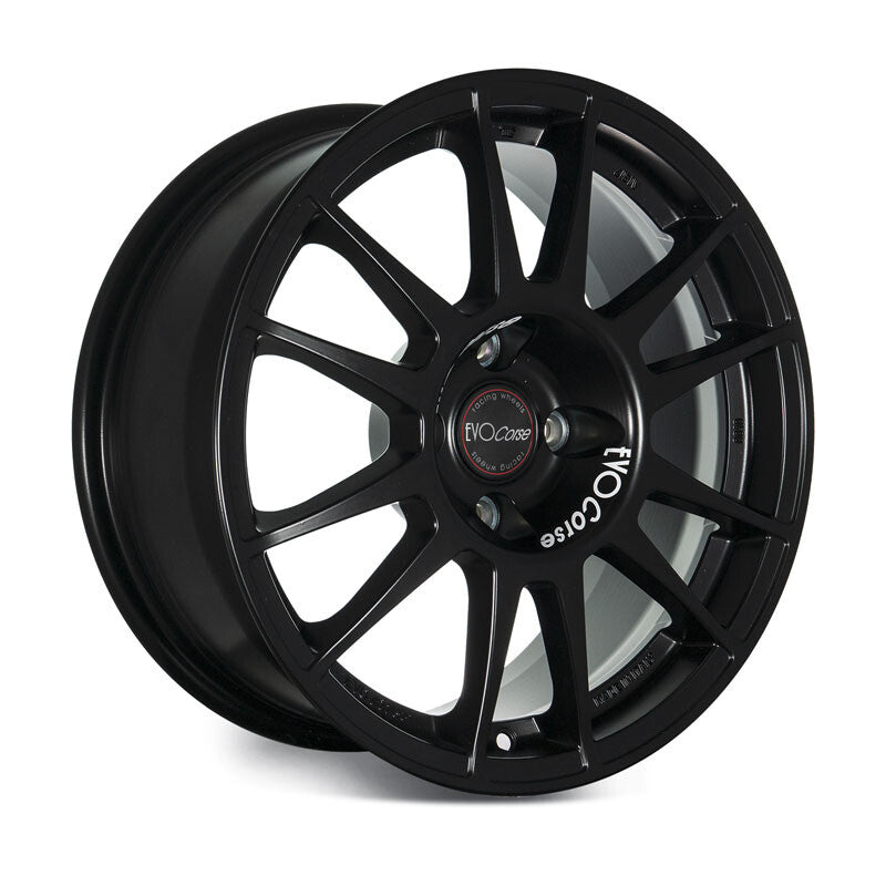 Evo Corse SanremoCorse 17x7.5" 4x100 ET38, Noir Mat — visuel du modèle SanremoCorse en Noir Mat