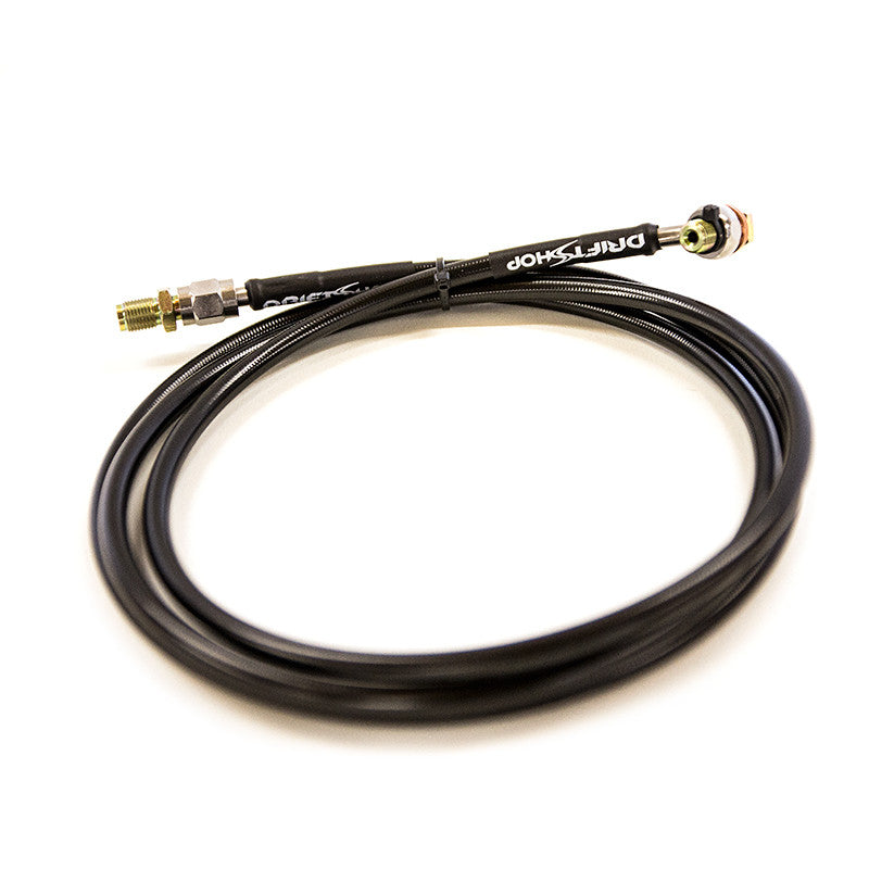 Hydraulic Handbrake Outlet Hose - Black - 180 cm