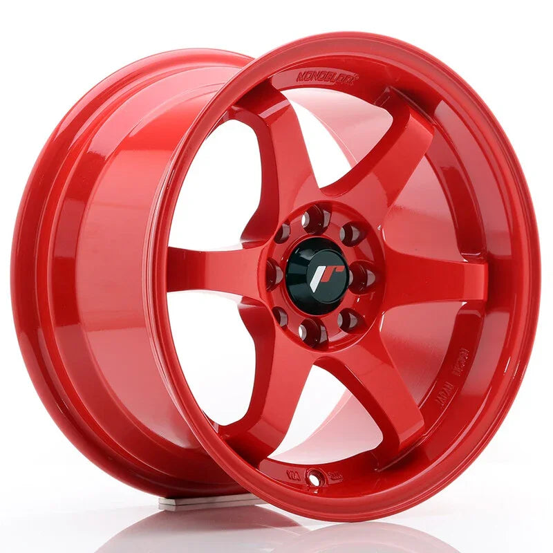 Japan Racing JR-3 15x8" 4x100/108 ET25, Rouge - Rasl'Bitume