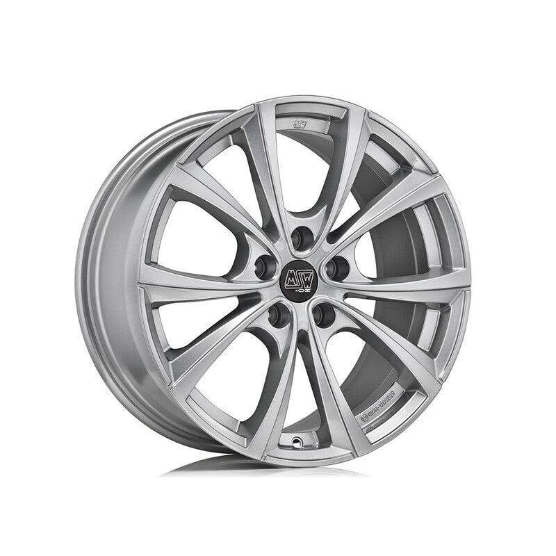 MSW 27T 19x9.5" 5x120 ET40, Gris Argenté / Poli