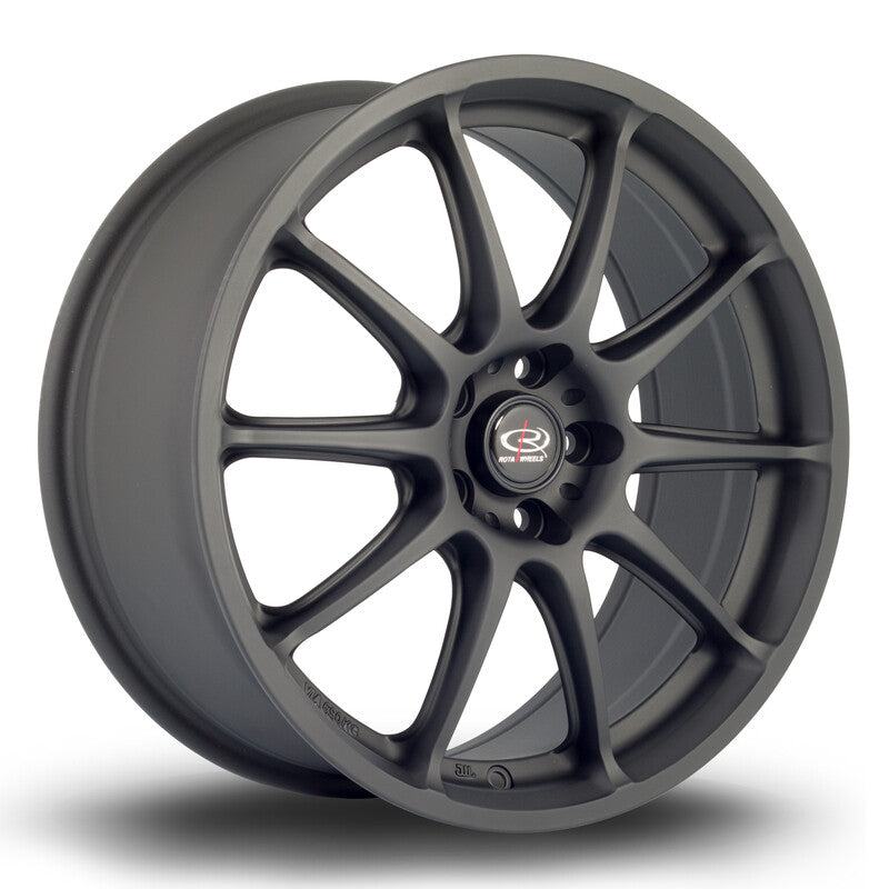 Rota GRA 17x7.5" 5x100 ET48, Noir Satiné