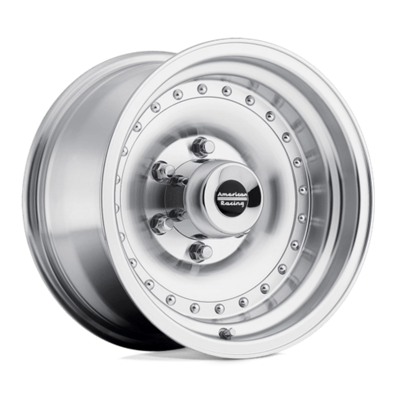 American Racing AR61 Outlaw I 15X10 5x139.7 ET-38, Gris Argenté Poli