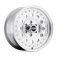American Racing AR62 Outlaw II 15X7 5x139.7 ET-6, Gris Argenté Poli