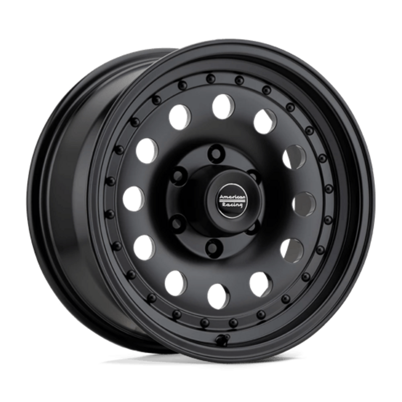 American Racing AR62 Outlaw II 16X8 5x114.3 ET0, Noir Satiné