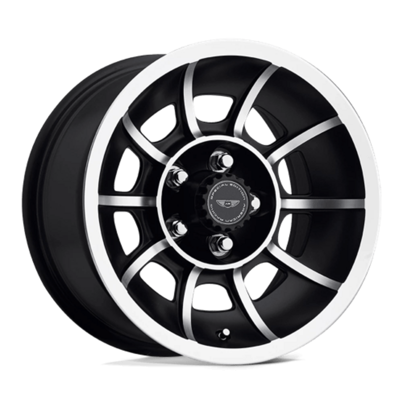 American Racing Vintage VN47 Vector 15X8.5 5x114.3 ET6, Noir Satiné, Branches Polies