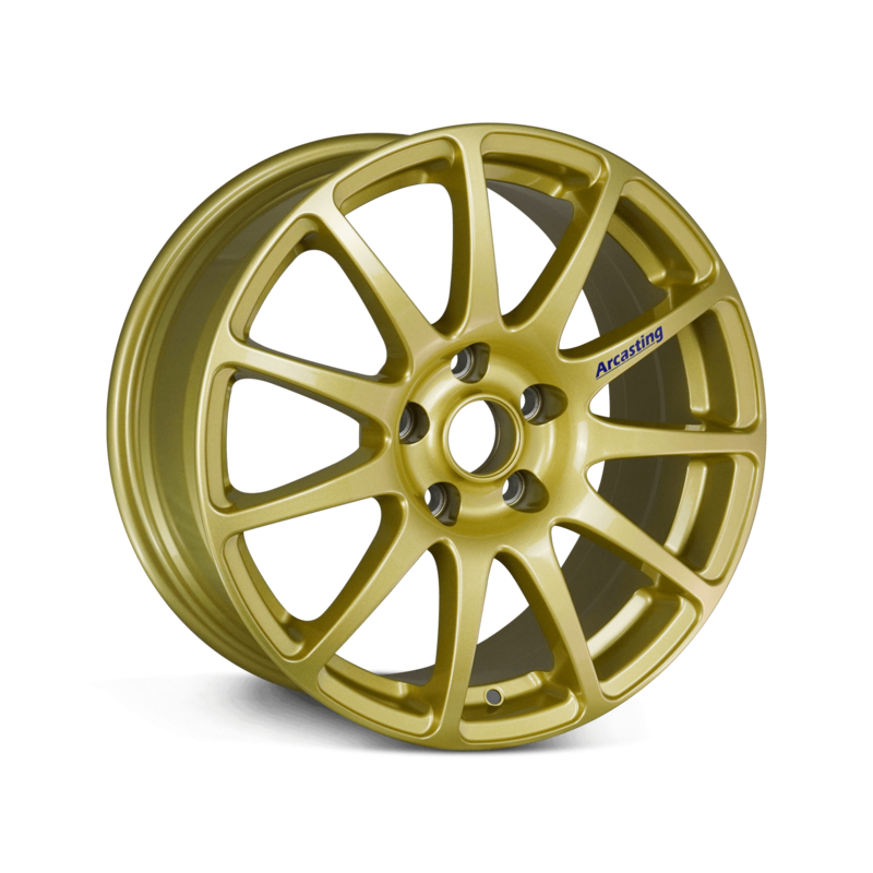 Evo Corse Excalibur 18x8" 5x114.3 ET32, Doré (Alpine A110 Avant)