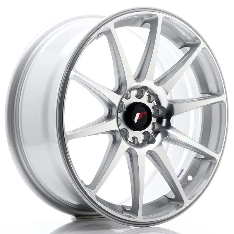 Japan Racing JR-11 18x7.5" 5x112/114.3 ET40, Gris Argenté - Rasl'Bitume
