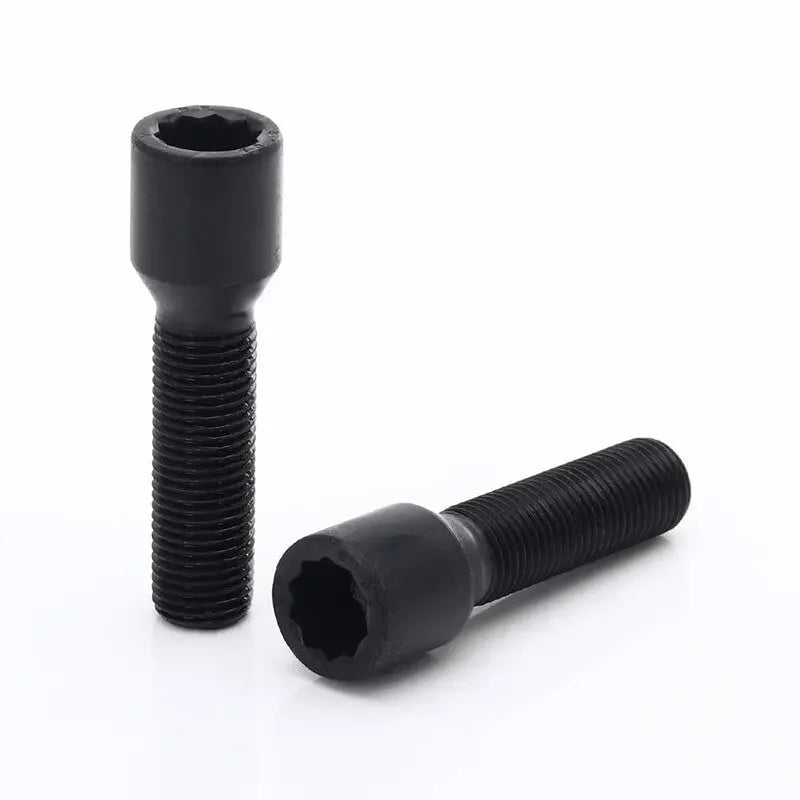 Vis de Roue Longues Noires à Empreinte Interne M12x1.25 (Pack de 10) - Rasl'Bitume