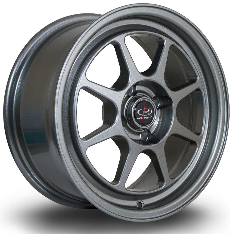 Rota Spec8 15x7" 4x100 ET35, Gris Foncé / Anthracite