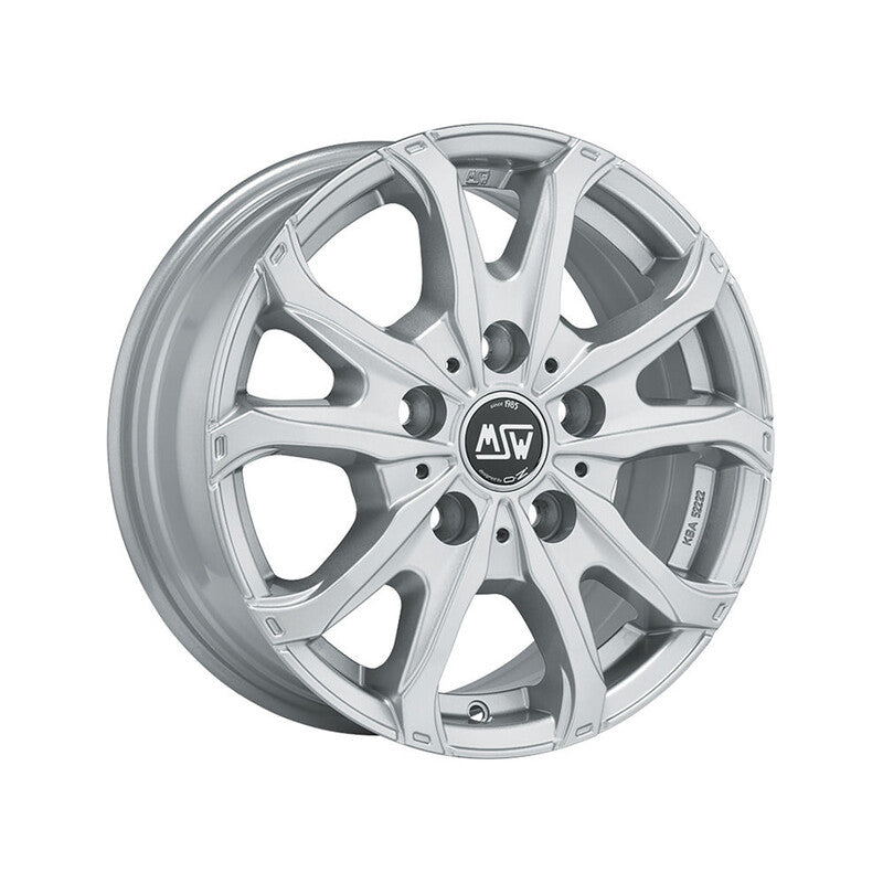 MSW 48 Van 17x7" 5x112 ET51, Gris Argenté / Poli