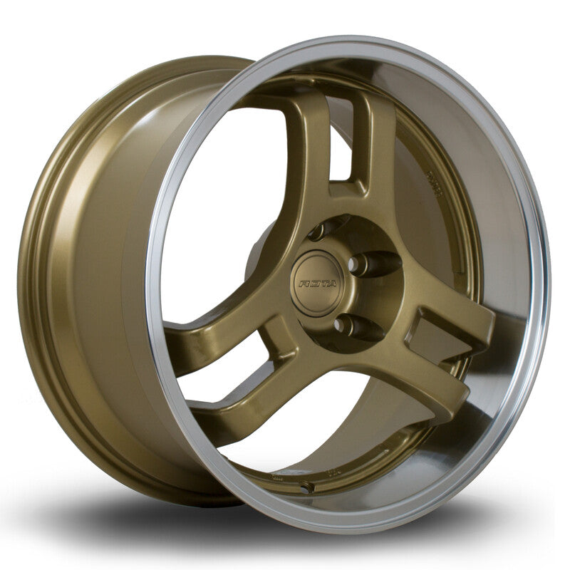 Rota HM3 18x9.5" 5x114.3 ET35, Dorée
