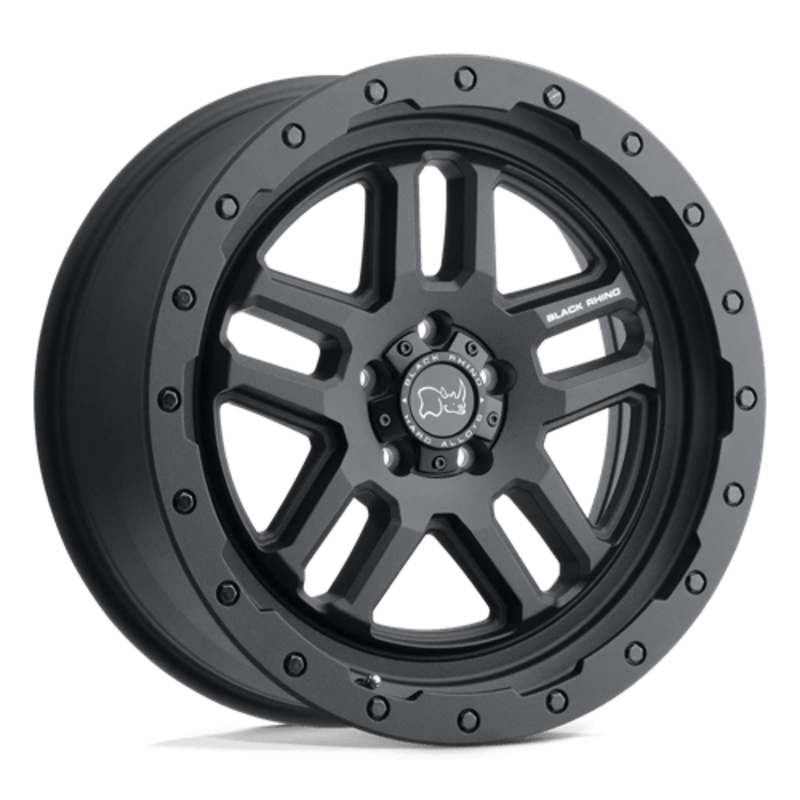 Black Rhino Barstow 20X9.5 5x127 ET-18, Noir Texturé