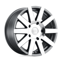 Black Rhino Journey 18X8 5x130 ET48, Gunmetal, Face Polie Miroir