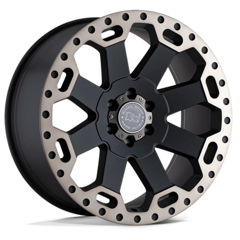 Black Rhino Warlord 17X8 5x127 ET30, Noir Mat