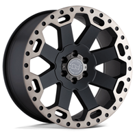 Black Rhino Warlord 17X8 5x127 ET30, Noir Mat