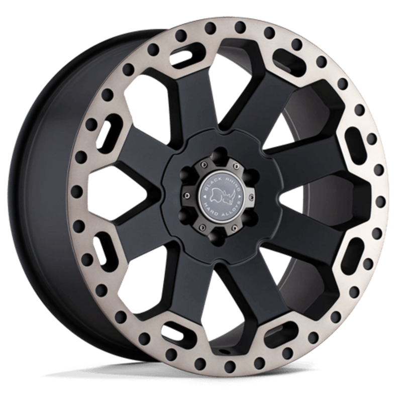 Black Rhino Warlord 17X9 6x139.7 ET12, Noir Mat