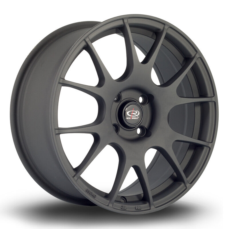 Rota Blitz 17x7.5" 4x108 ET45, Noir Satiné