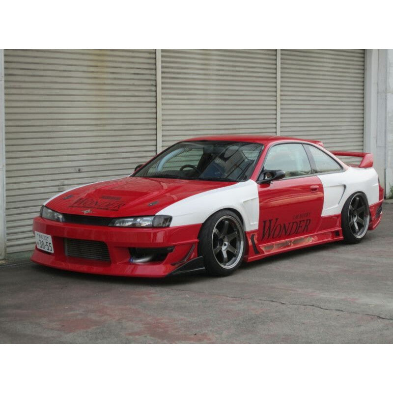 Ailes Avant GT +50 mm Car Modify Wonder Glare pour Nissan 200SX S14A